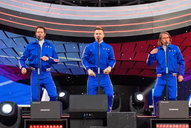 Take That and Rick Astley at Stadium MK