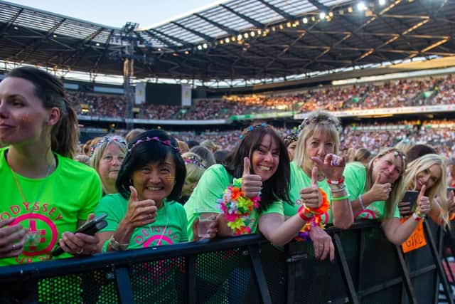 Take That and Rick Astley at Stadium MK