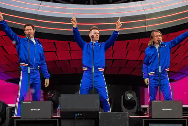 Take That and Rick Astley at Stadium MK