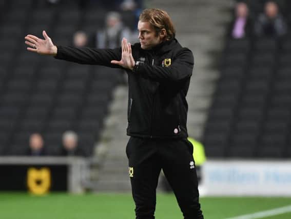 MK Dons boss Robbie Neilson was unhappy with his team's second half performance at Doncaster
