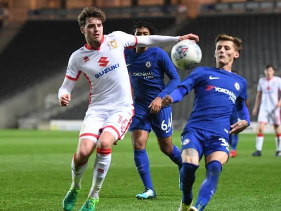 Dons couldn't compete with a young and energetic Chelsea U21s side. Picture by Jane Russell