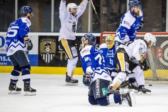 Panthers celebrate.
Pic: Tony Sargent