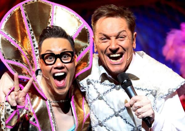 Pals on and off stage: Gok and Brian