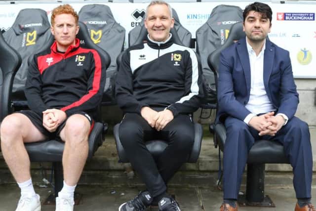 Millen joins Micciche and Dean Lewington on the Dons coaching staff