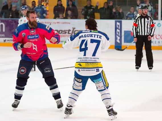 Nickerson in a fight earlier this season
Pic: Tony Sargent