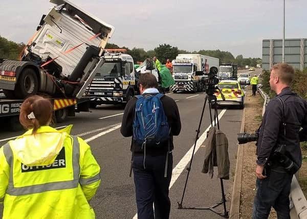The motorway scene