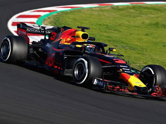 Daniel Ricciardo set a new track record in Spain