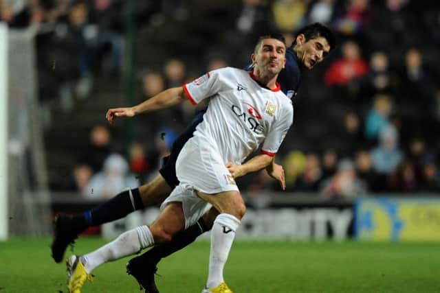 Ryan Lowe in his MK Dons days