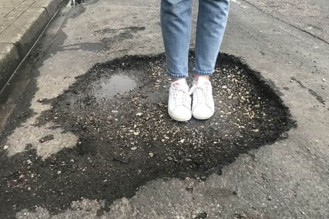 Potholes are a danger to pedestrians too claims former paramedic