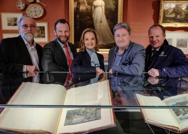 Alan Titchmarsh helps open the new exhibition at Woburn Abbey