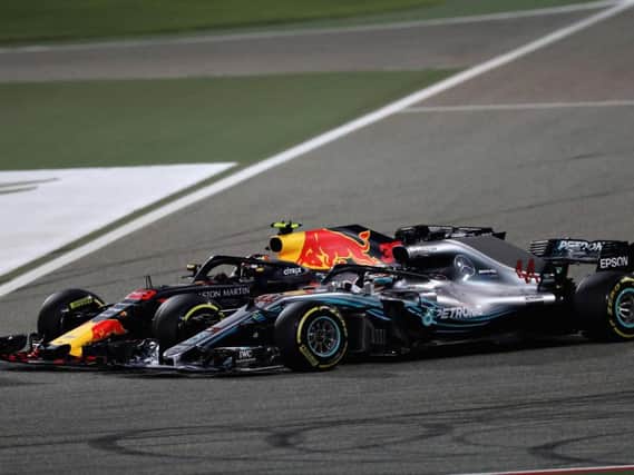 Verstappen and Hamilton collided early in the race
