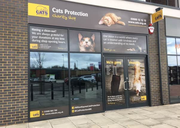 Cats Protection to open new shop in Newton Leys