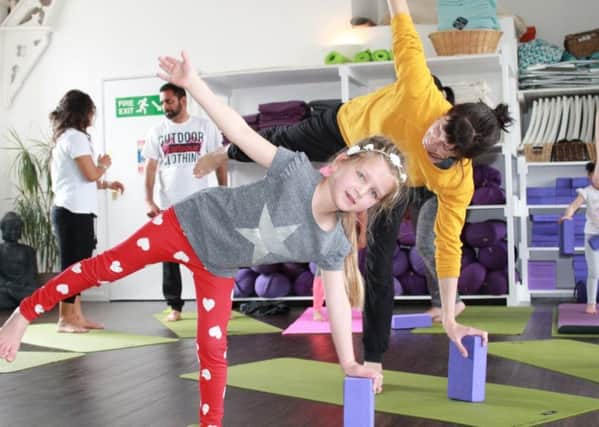 Family fun at Whitespace Yoga & Wellbeing Studio open day