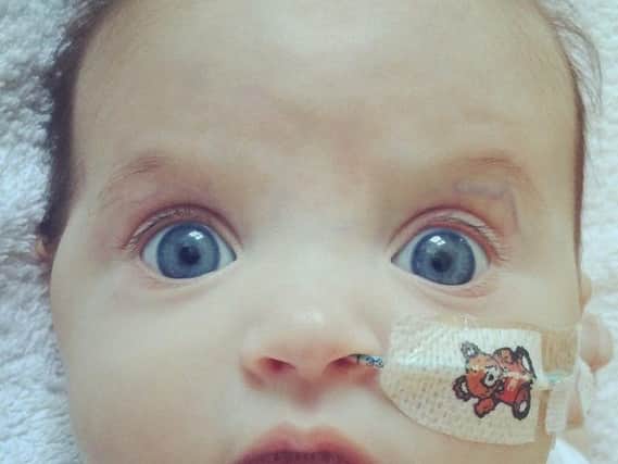 Brave little  Marnie lost her fight for life at just five months old