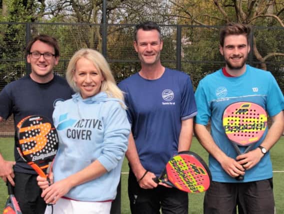 Gail launches the padel tennis court