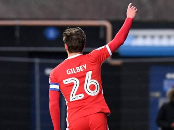 Alex Gilbey scored four goals for Dons this season