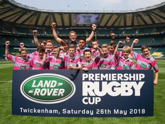 Olney RFC with Lewis Moody at Twickenham