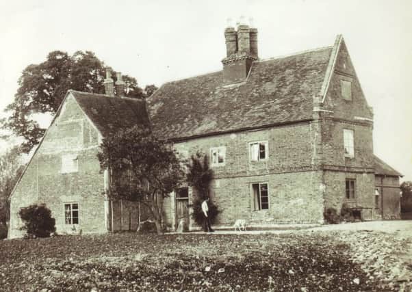 Westbury farmhouse in the early 1950s.