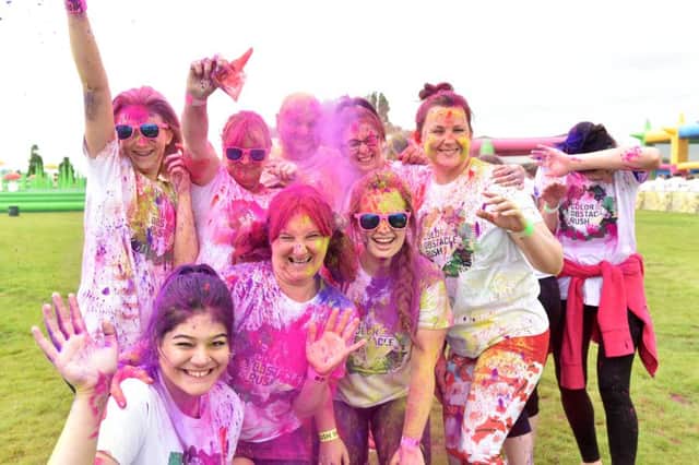 Did you or someone you know take part in the Colour Obstacle Rush at Willen Lake?