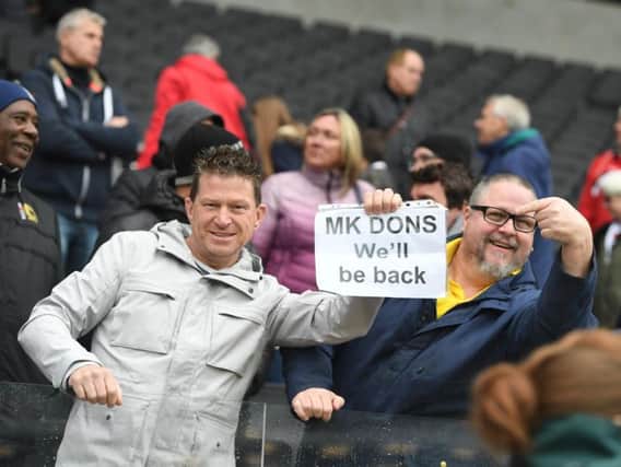MK Dons fans