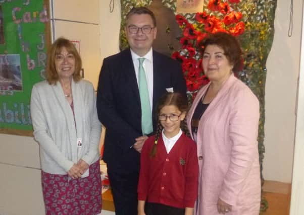 Emerson Valley Junior School hosts a visit from MP Iain Stewart