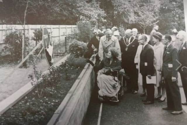 West Bletchley Community Sensory Garden opening in 1967