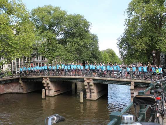 Amazing: The hospice supporters in Amsterdam