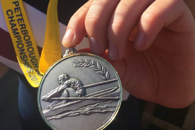 Isobel's silver medal