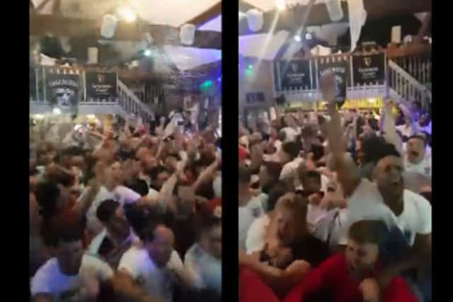 Celebrations in MK after England's win over Columbia captured on camera