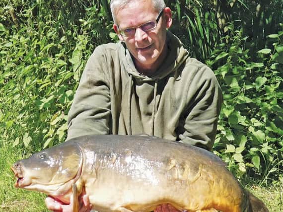 GARY Welch with Linford Pits 28lb PB
