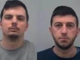 Jailed: Klivis Kukaj and Jetmir Nokab