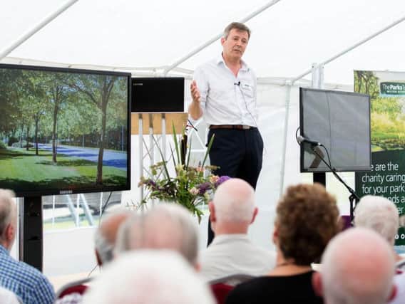 David Foster, chief executive of The Parks Trust at the 2017 annual public meeting