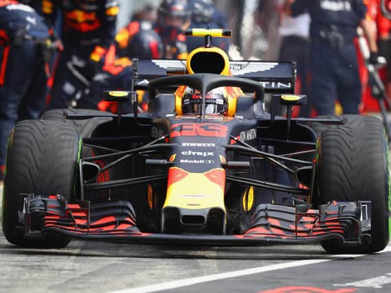 Max Verstappen's gamble on inters didn't pay off, but also didn't harm his chances in Germany