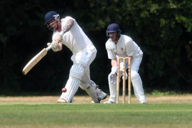 New Bradwell's Kieran Lampard at the crease