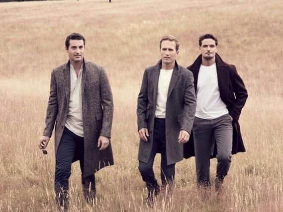 Brit-Award-winning vocal trio Blake are performing at The Stables