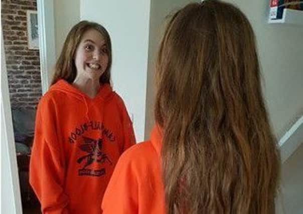 Bailey's charity head shave