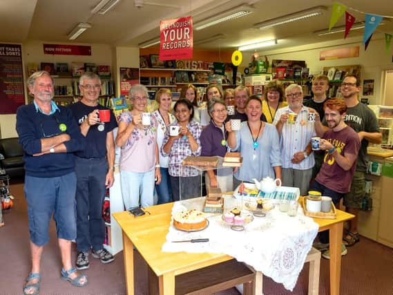 Staff celebrating the windfall