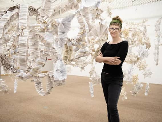Anna Berry with her brilliant creation