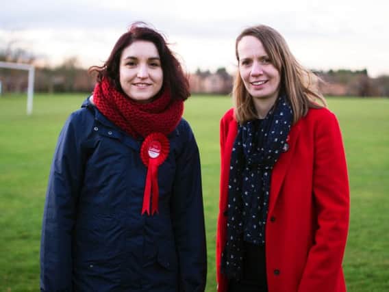 Labour Candidates for Milton Keynes, Hannah ONeill and Charlynne Pullen, support hospitality workers on international day of action