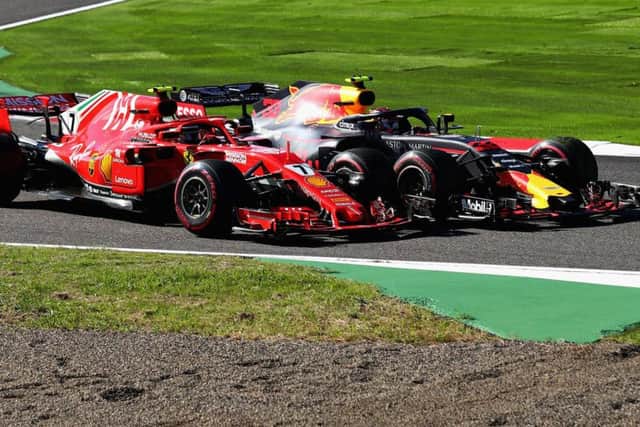 Verstappen was penalised for his part in the collision with Raikkonen