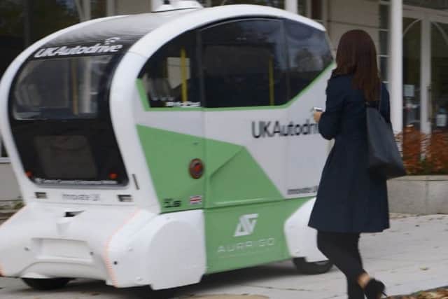 The driverless cars in MK