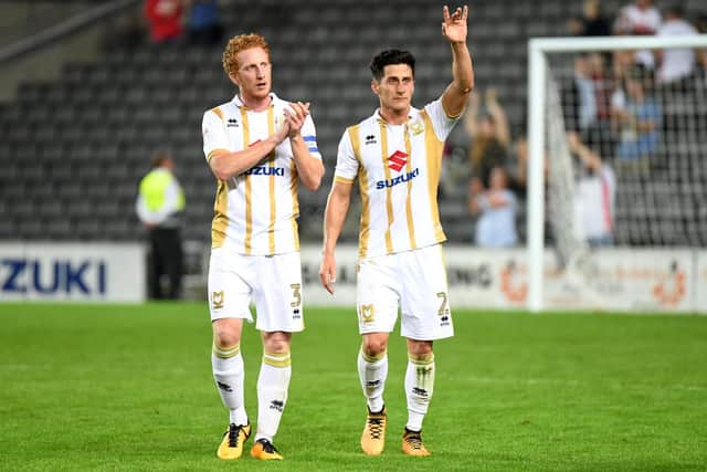 Dean Lewington and George Williams have helped MK Dons to three clean sheets in a row