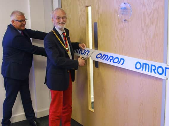 Milton Keynes Mayor, Councillor Martin Petchey officially opens the faciltiy