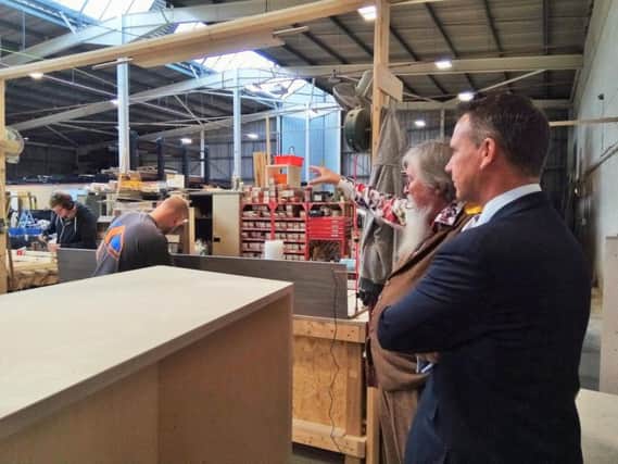 MP Mark Lancaster visits The New Factory
