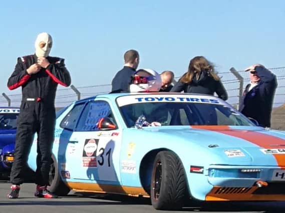 Gary Campbell prepares ahead of his Donington Park comeback