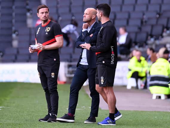 Paul Tisdale would sooner be top of League 2 in May, not November