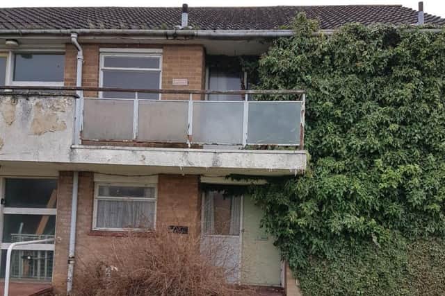 These flats have been left empty in Milton Keynes