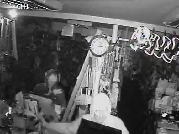CCTV footage showing burglary at pet supplies store