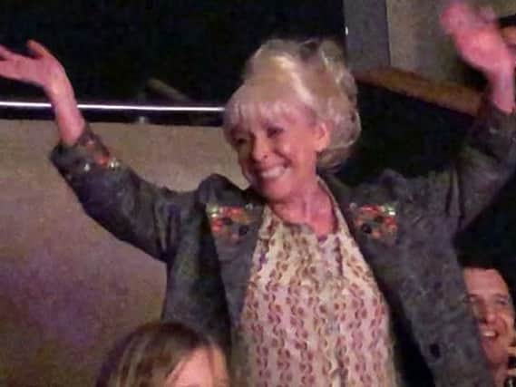 Barbara Windsor receives a standing ovation at MK Theatre