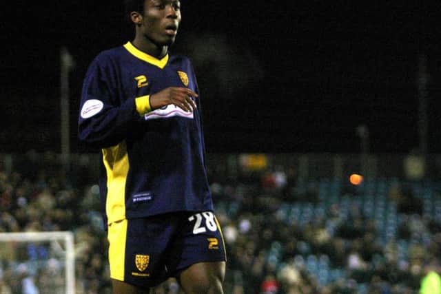 Malvin Kamara playing for Wimbledon
